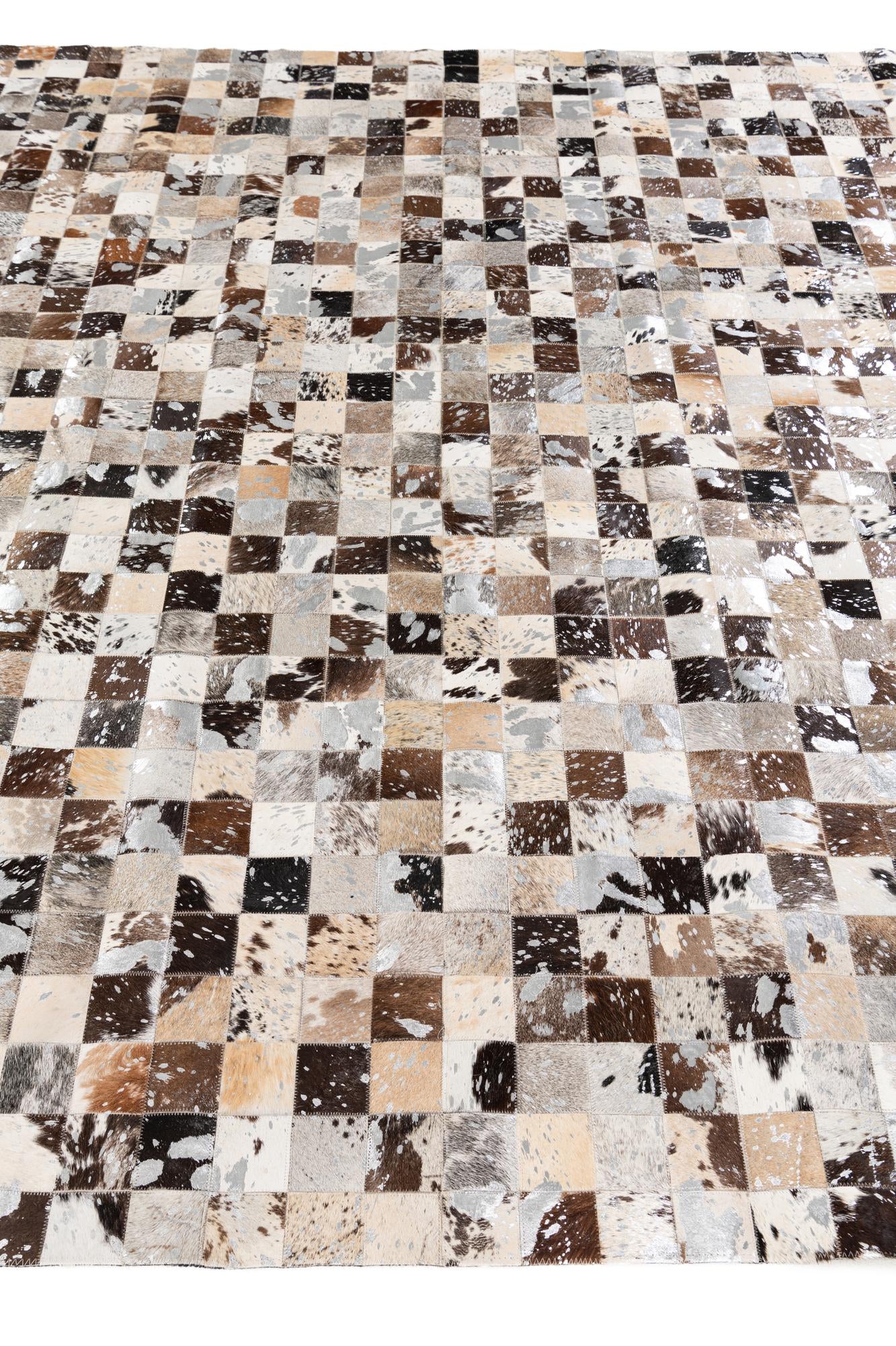 8' 2 x 9' 11 Cowhide Stocks Rug