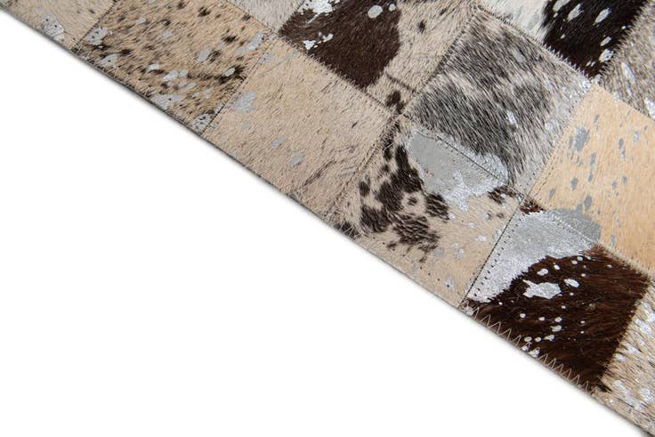 Detail image of 8' 2 x 9' 11 Cowhide Stocks Rug