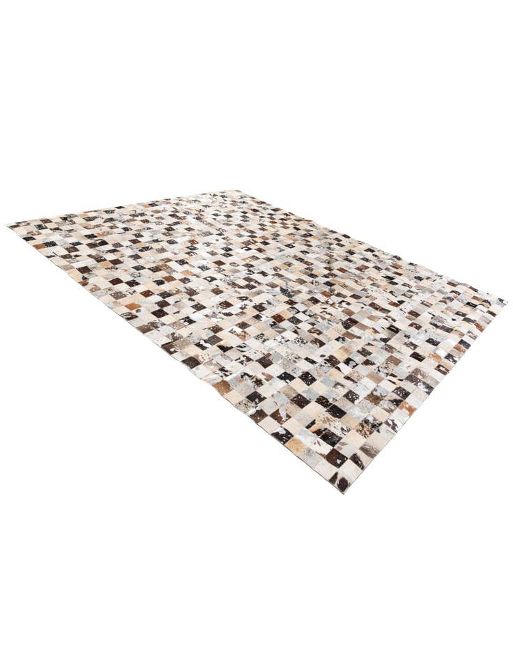 Detail image of 8' x 10' Cowhide Stocks Rug