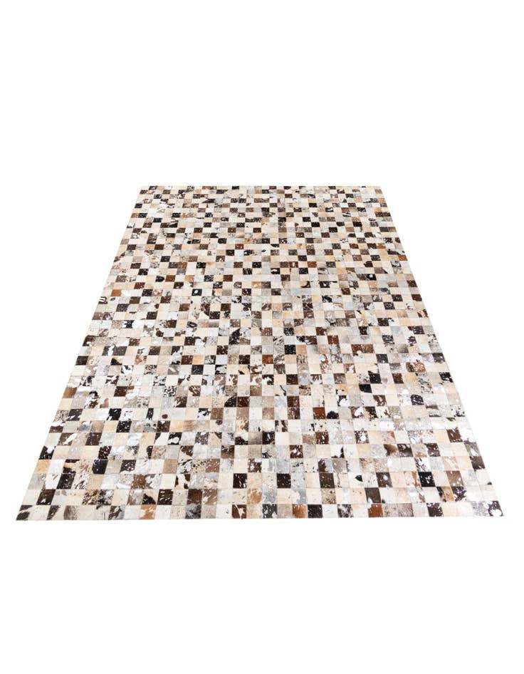 Detail image of 8' x 10' Cowhide Stocks Rug
