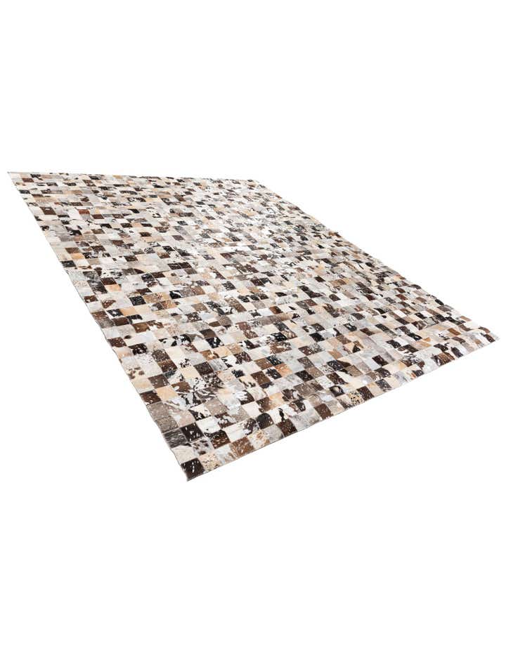 8' 3 x 9' 11 Cowhide Stocks Rug