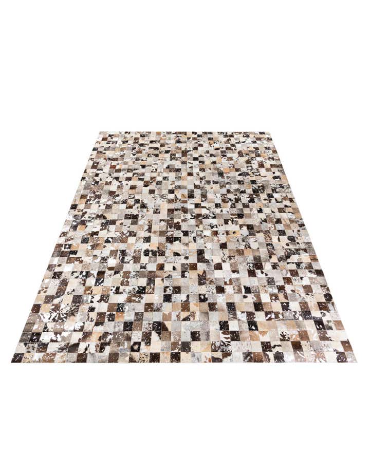 8' 3 x 9' 11 Cowhide Stocks Rug