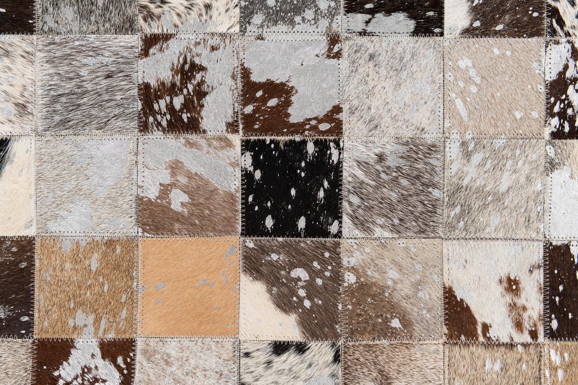 8' 3 x 9' 11 Cowhide Stocks Rug