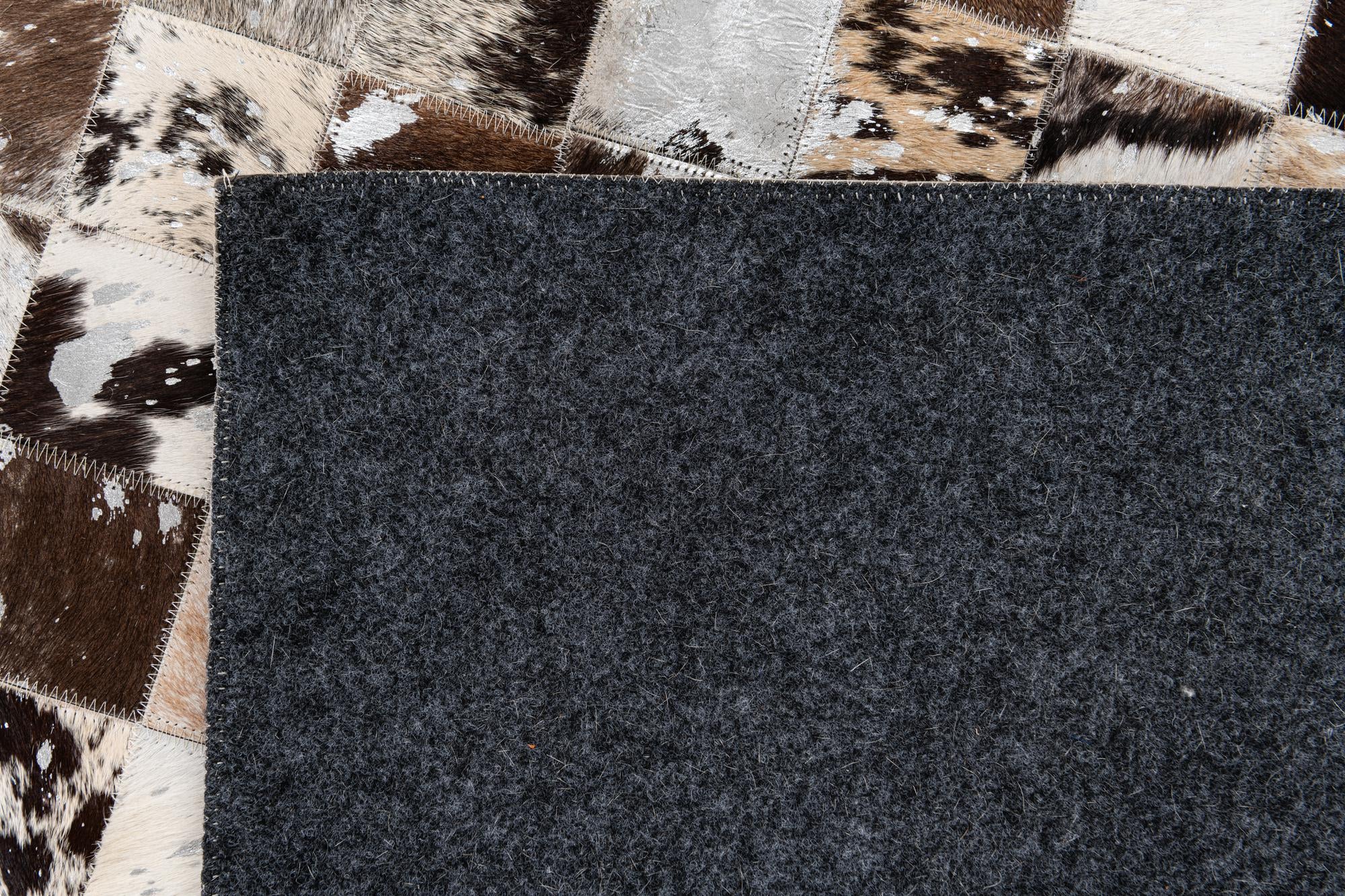 8' 3 x 9' 11 Cowhide Stocks Rug