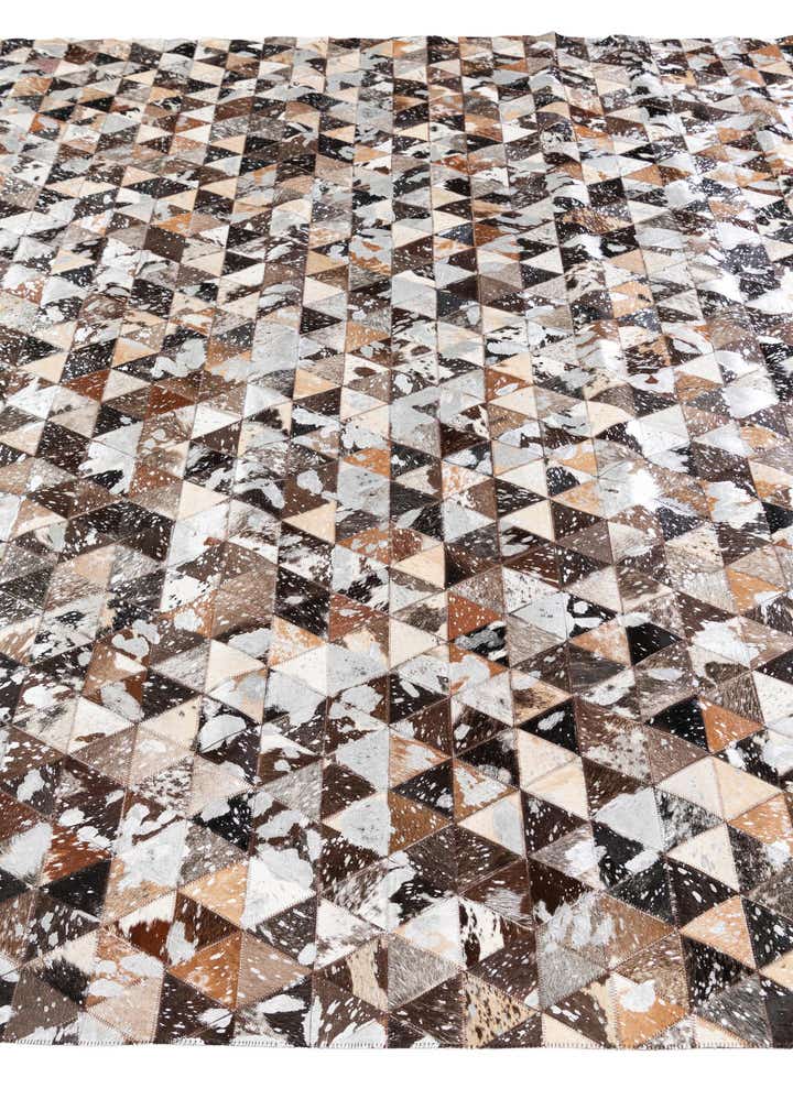 8' 1 x 9' 9 Cowhide Stocks Rug