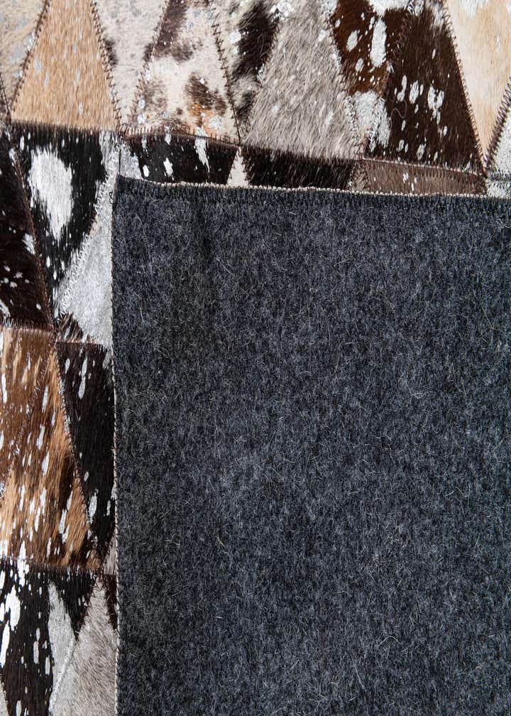 8' 1 x 9' 9 Cowhide Stocks Rug