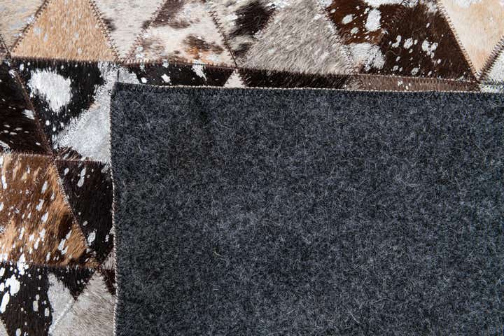 8' 1 x 9' 9 Cowhide Stocks Rug