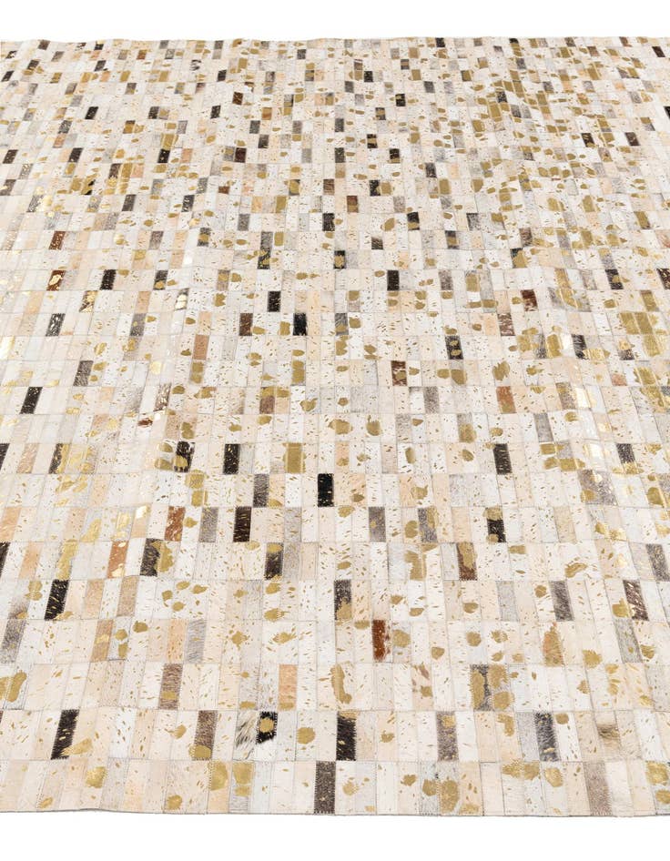 Detail image of 8' x 10' 1 Cowhide Stocks Rug