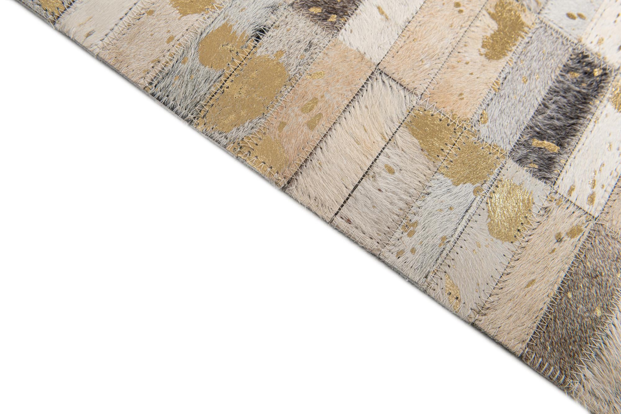 8' x 10' 1 Cowhide Stocks Rug