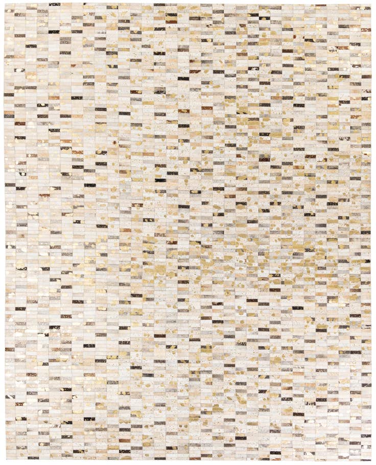 Detail image of 8' x 10' 1 Cowhide Stocks Rug