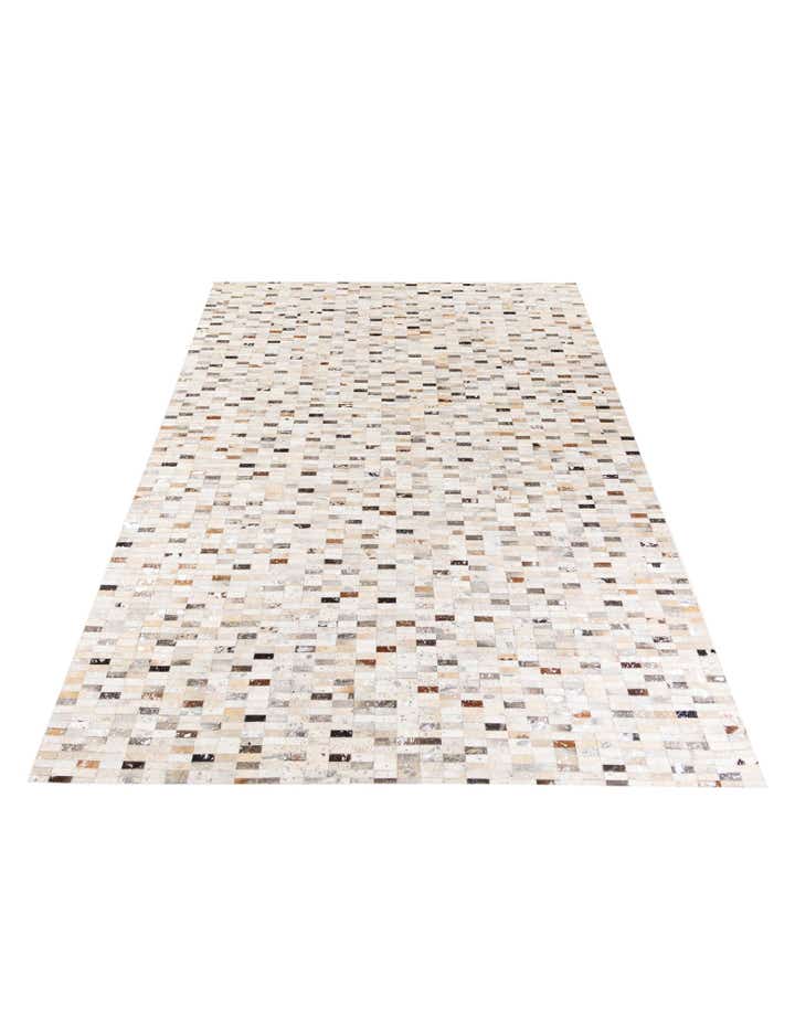 7' 11 x 9' 11 Cowhide Stocks Rug