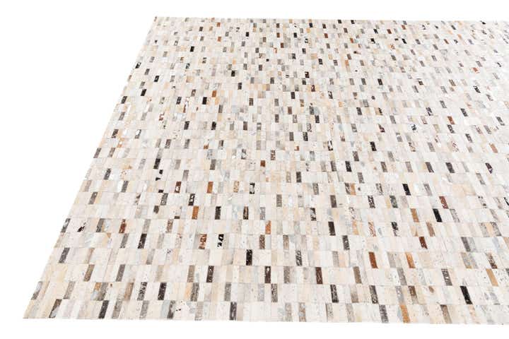 7' 11 x 9' 11 Cowhide Stocks Rug