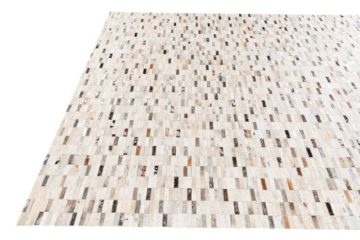 Detail image of 7' 11 x 9' 11 Cowhide Stocks Rug