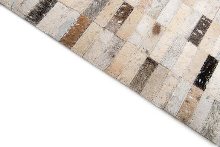 Detail image of 7' 11 x 9' 11 Cowhide Stocks Rug