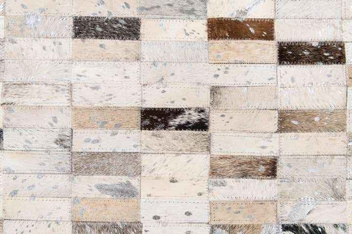 7' 11 x 9' 11 Cowhide Stocks Rug