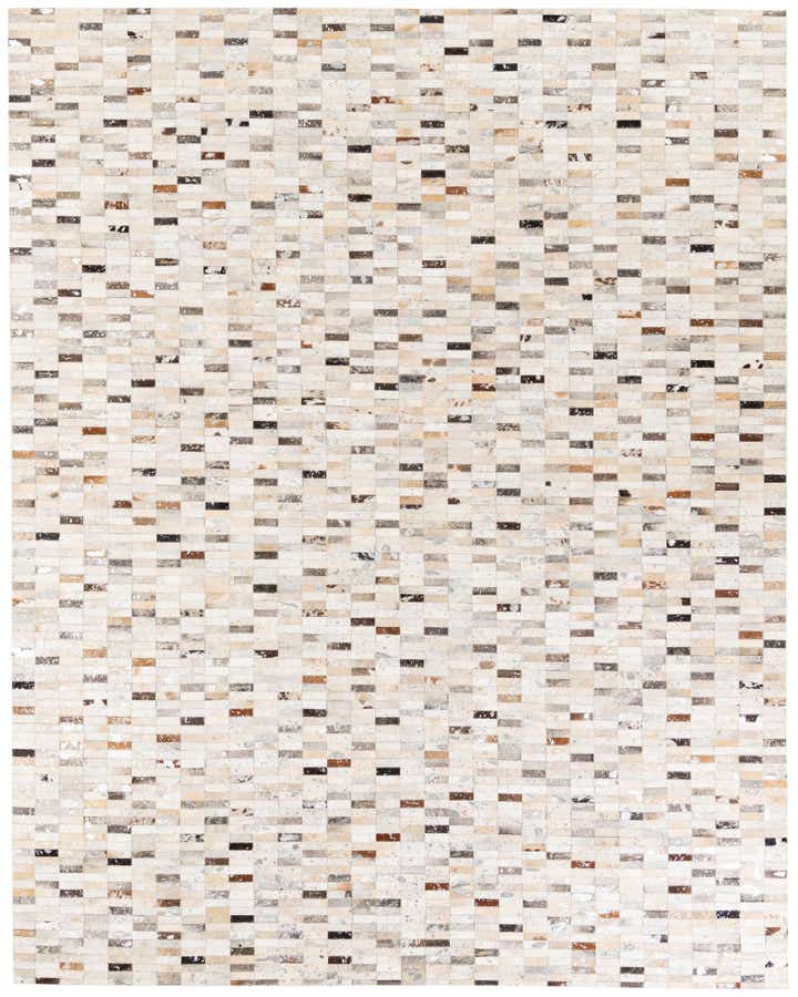 7' 11 x 9' 11 Cowhide Stocks Rug