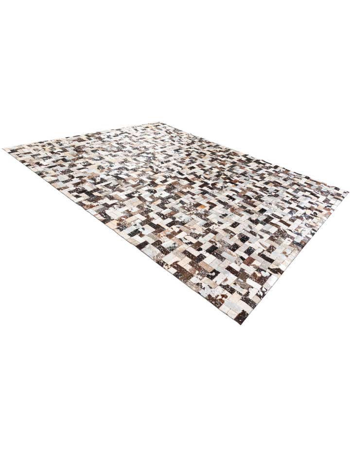 8' 1 x 10' Cowhide Stocks Rug