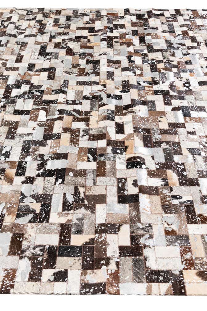 8' 1 x 10' Cowhide Stocks Rug