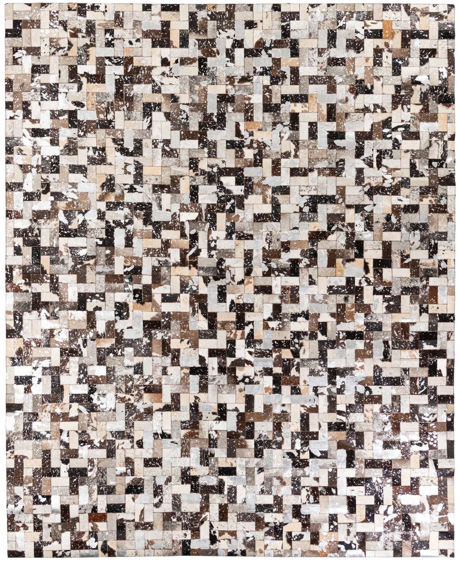 8' 1 x 10' Cowhide Stocks Rug