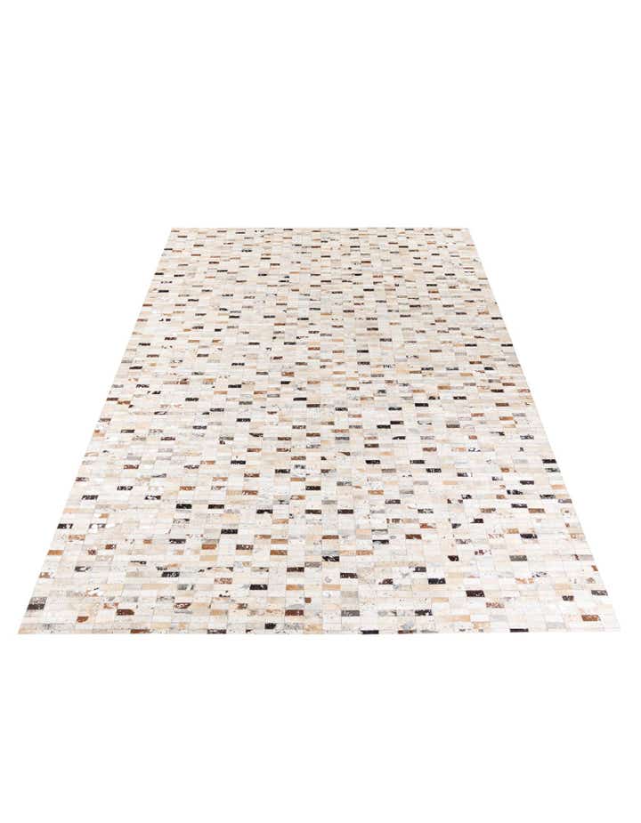 7' 11 x 9' 11 Cowhide Stocks Rug