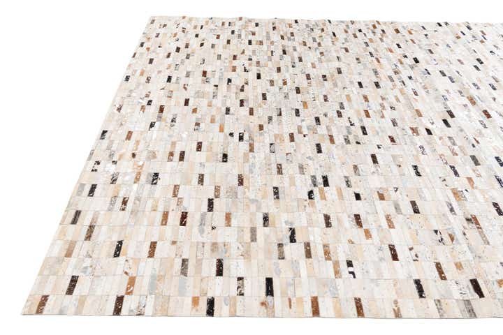 7' 11 x 9' 11 Cowhide Stocks Rug