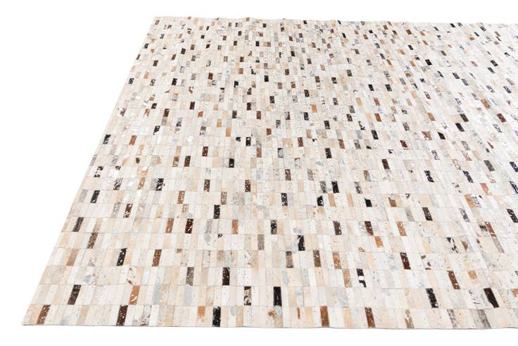 Detail image of 7' 11 x 9' 11 Cowhide Stocks Rug