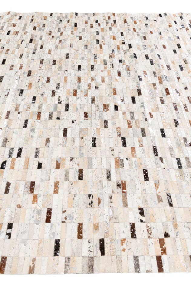 Detail image of 7' 11 x 9' 11 Cowhide Stocks Rug