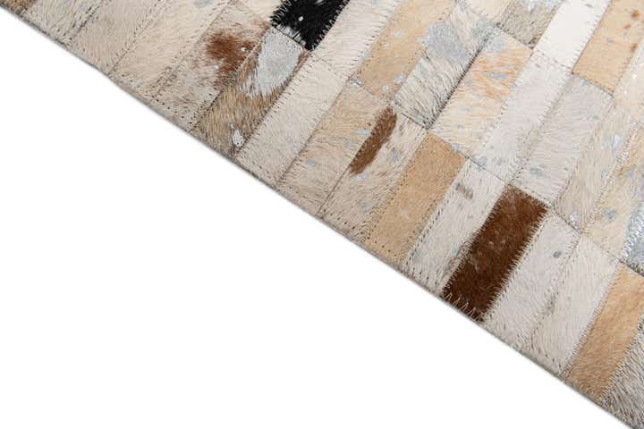 7' 11 x 9' 11 Cowhide Stocks Rug