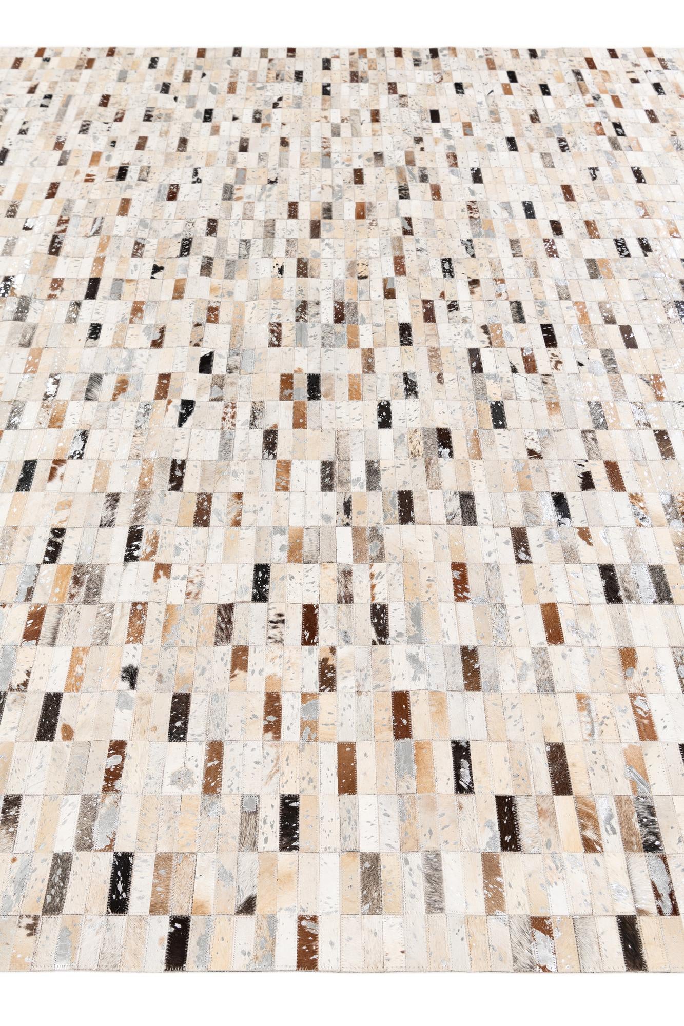 8' 2 x 9' 11 Cowhide Stocks Rug