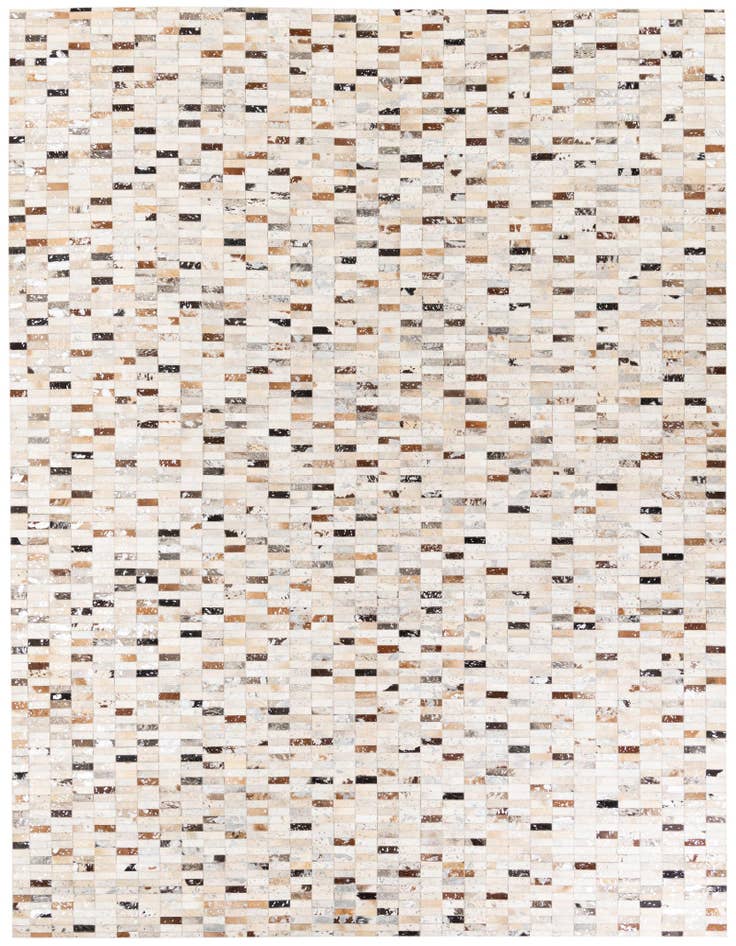 Detail image of 8' 2 x 9' 11 Cowhide Stocks Rug