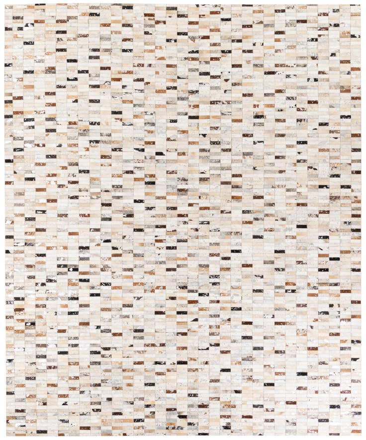 Detail image of 8' 2 x 9' 11 Cowhide Stocks Rug