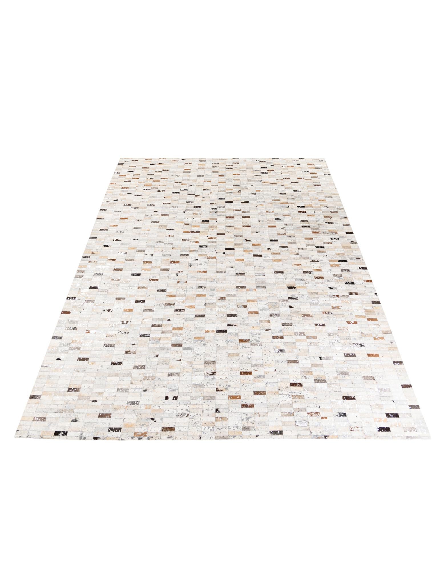 7' 11 x 9' 11 Cowhide Stocks Rug