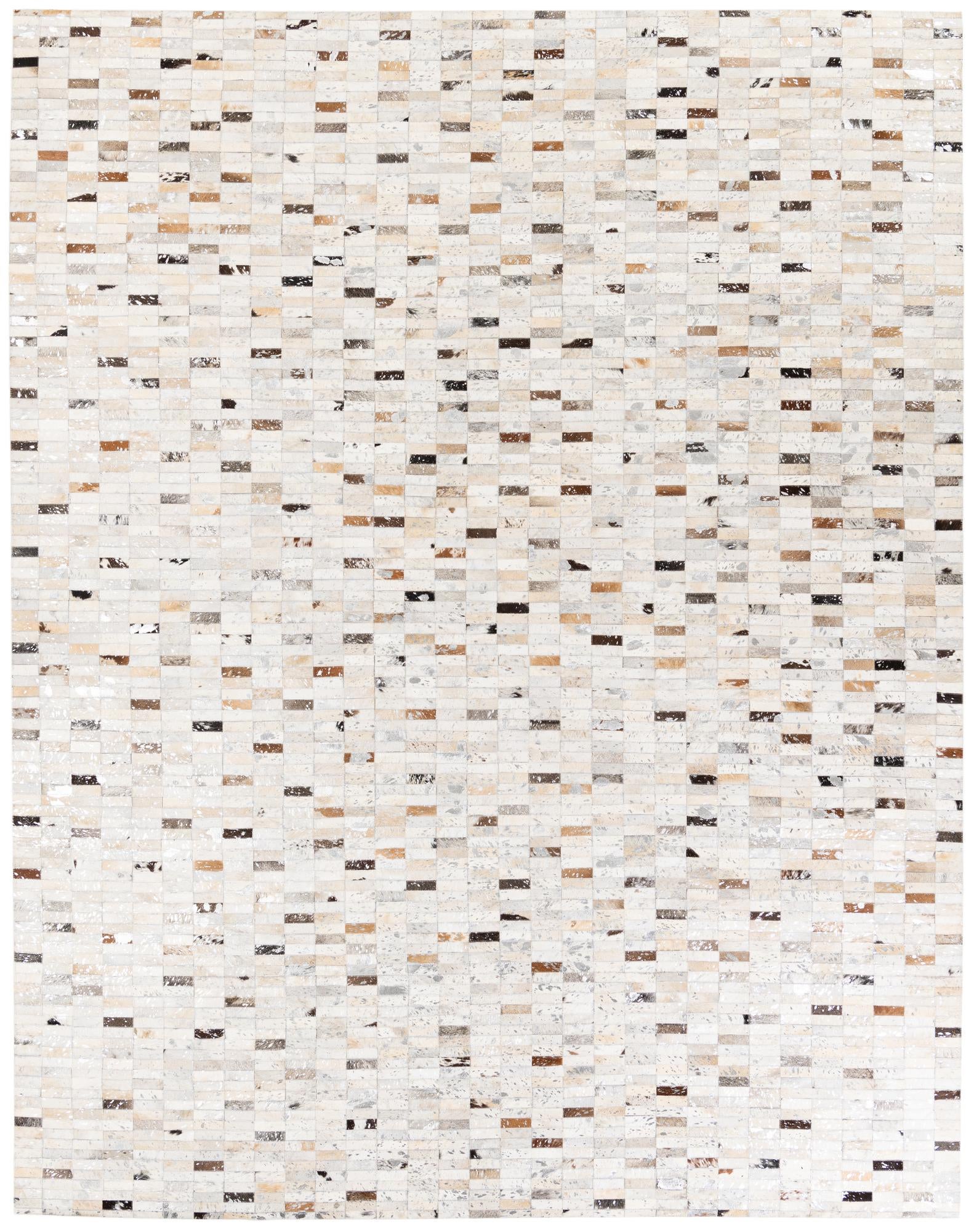 7' 11 x 9' 11 Cowhide Stocks Rug