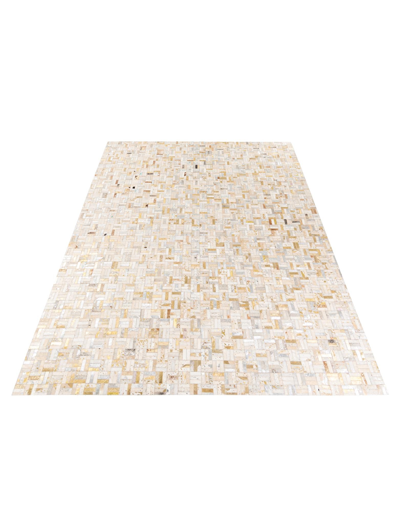 7' 11 x 9' 11 Cowhide Stocks Rug