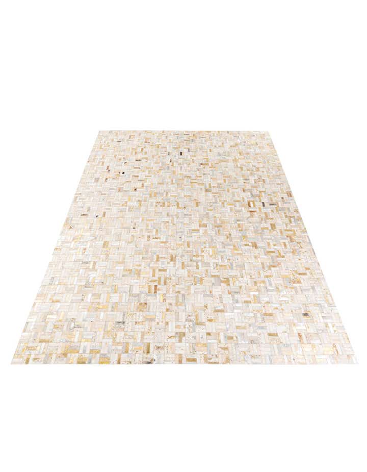 7' 11 x 9' 11 Cowhide Stocks Rug