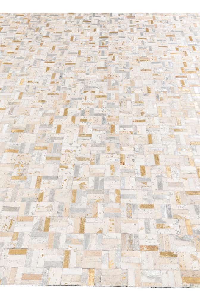 7' 11 x 9' 11 Cowhide Stocks Rug