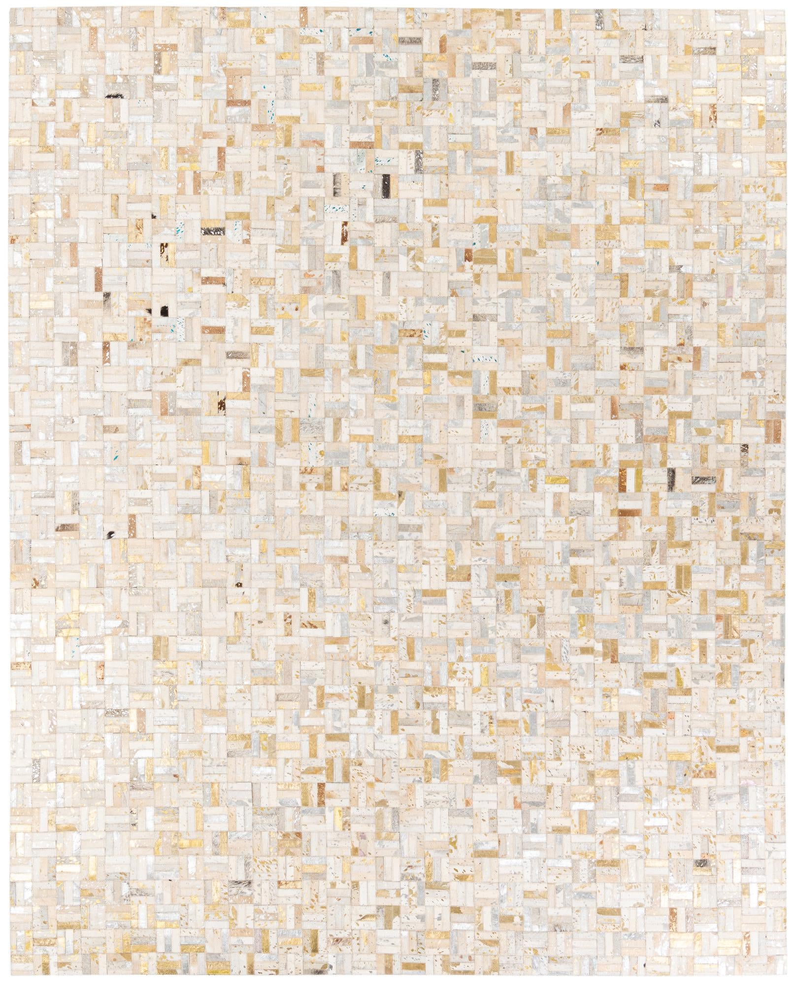 7' 11 x 9' 11 Cowhide Stocks Rug