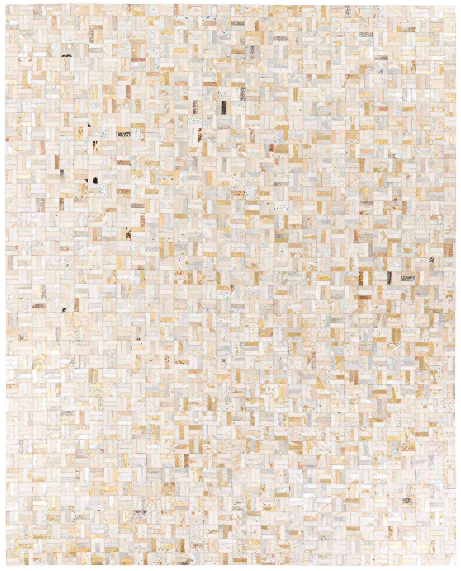 7' 11 x 9' 11 Cowhide Stocks Rug