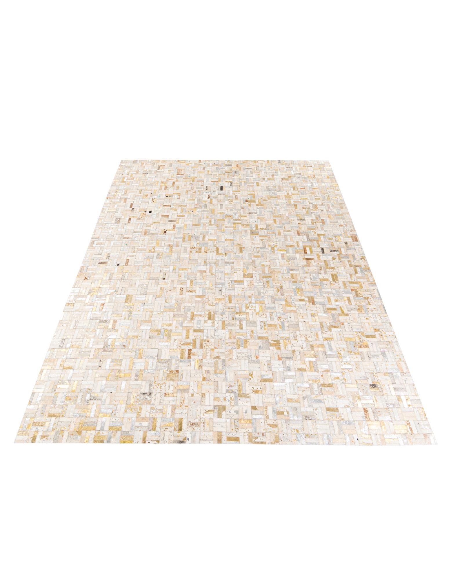 7' 10 x 9' 9 Cowhide Stocks Rug