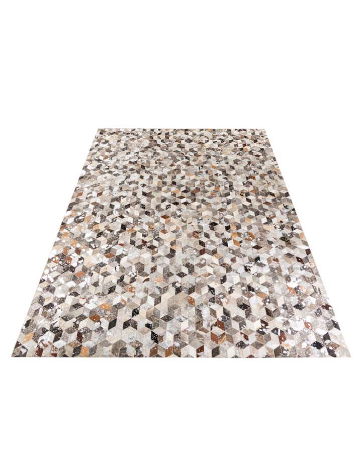8' x 10' Cowhide Stocks Rug