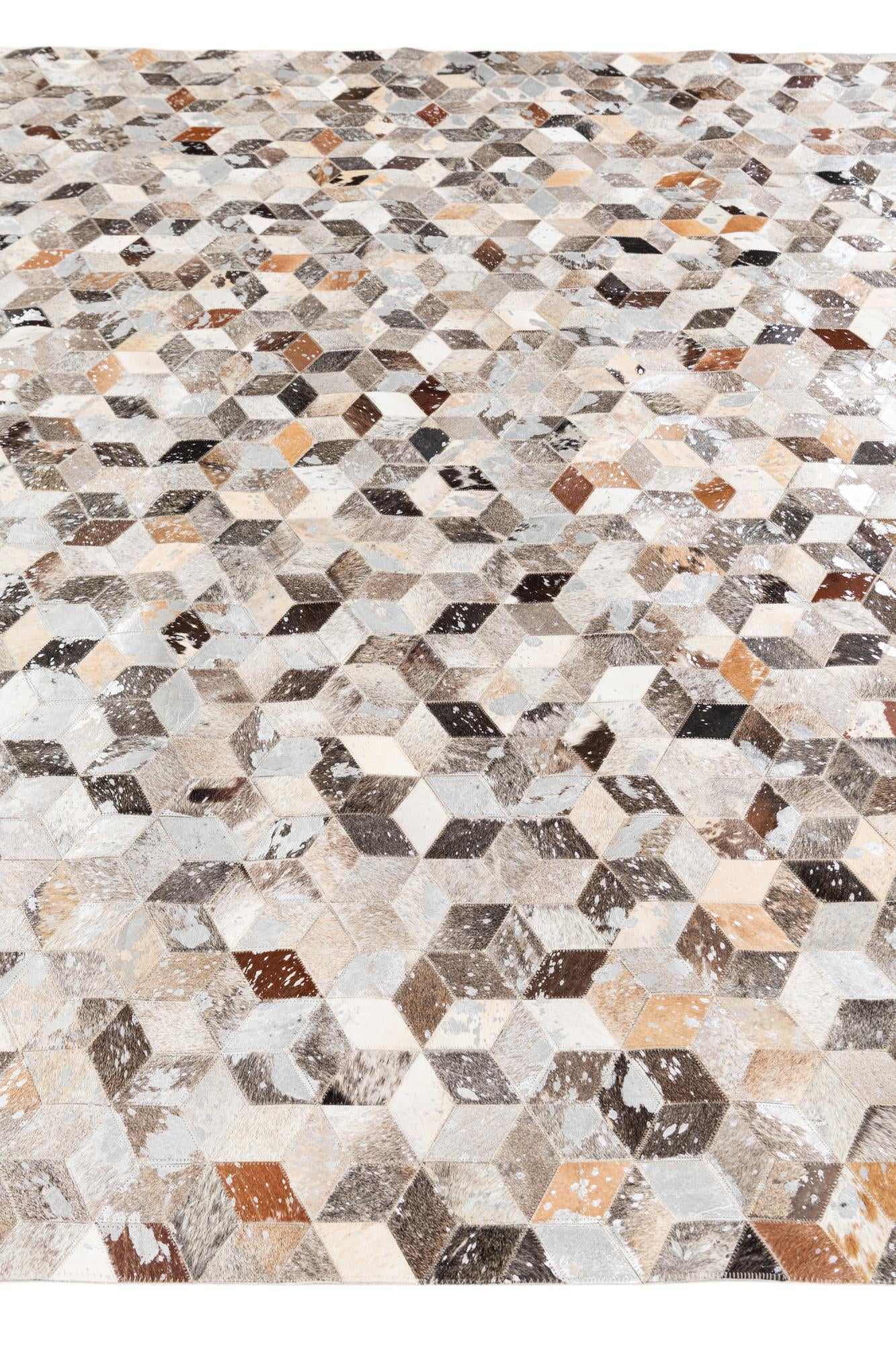 8' x 10' Cowhide Stocks Rug