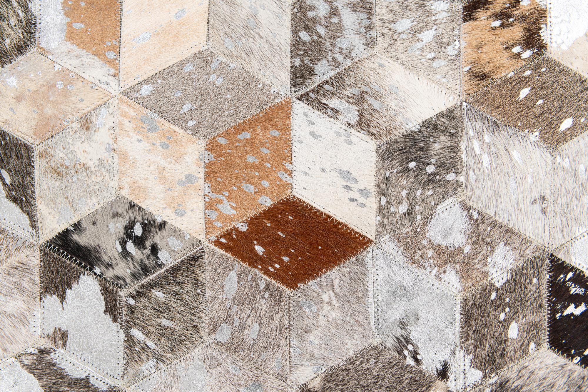 8' x 10' Cowhide Stocks Rug