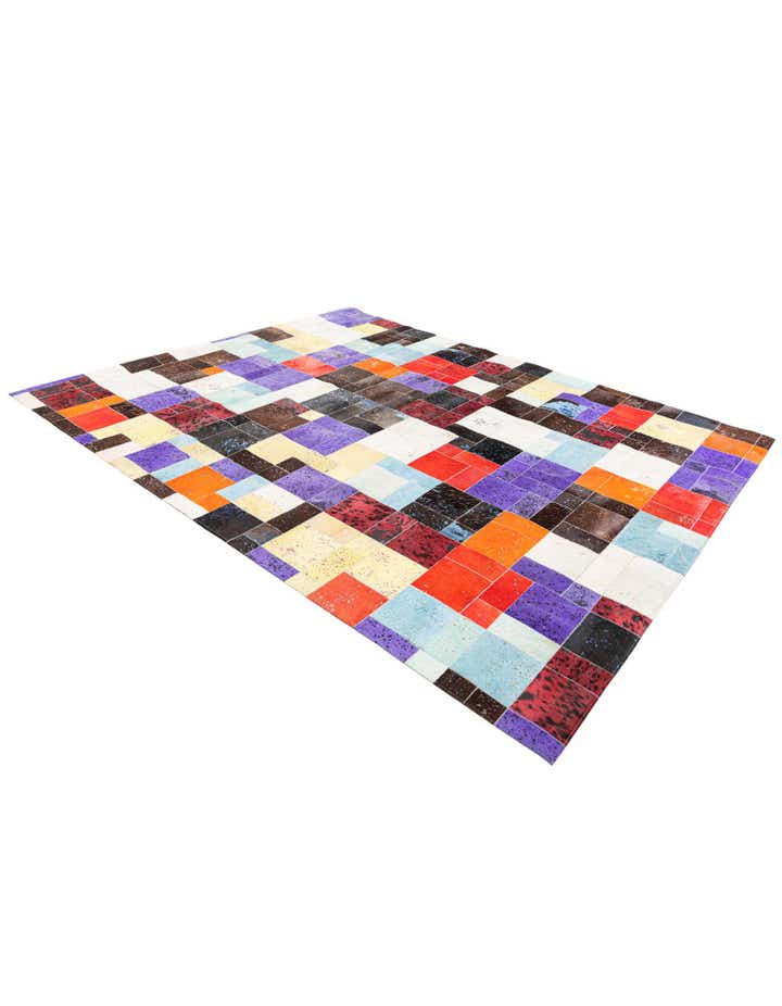 8' x 9' 10 Cowhide Stocks Rug