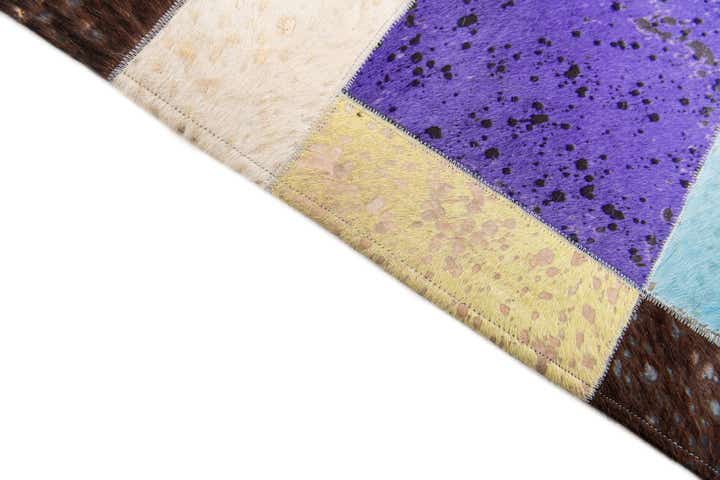 8' x 9' 10 Cowhide Stocks Rug