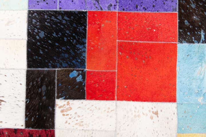 8' x 9' 10 Cowhide Stocks Rug