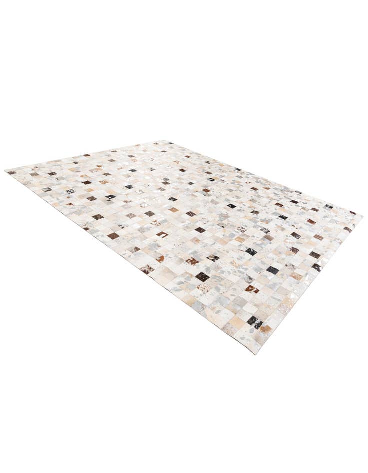 Detail image of 7' 11 x 9' 11 Cowhide Stocks Rug