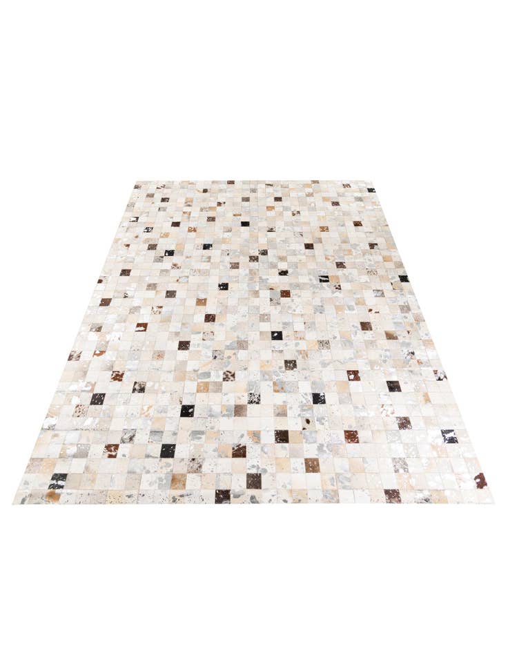 Detail image of 7' 11 x 9' 11 Cowhide Stocks Rug