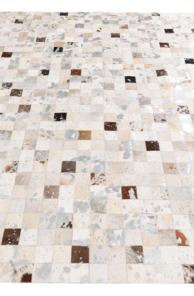 7' 11 x 9' 11 Cowhide Stocks Rug