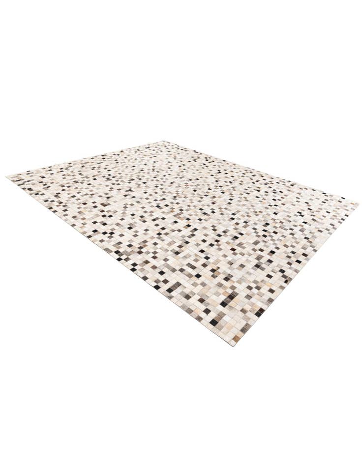 Detail image of 8' 1 x 9' 11 Cowhide Stocks Rug