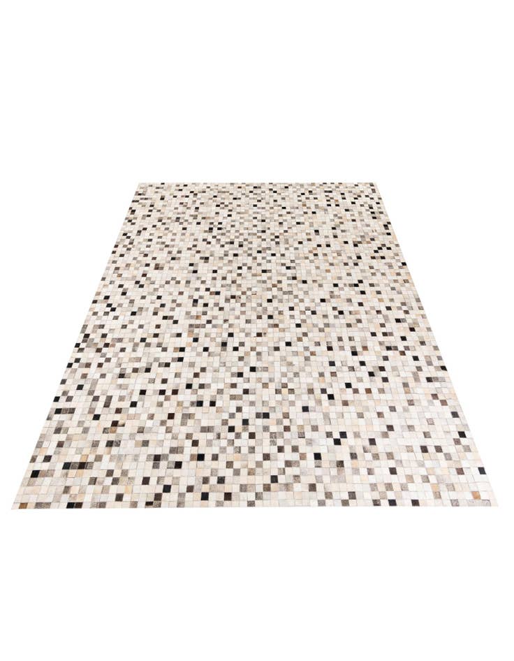 Detail image of 8' 1 x 9' 11 Cowhide Stocks Rug
